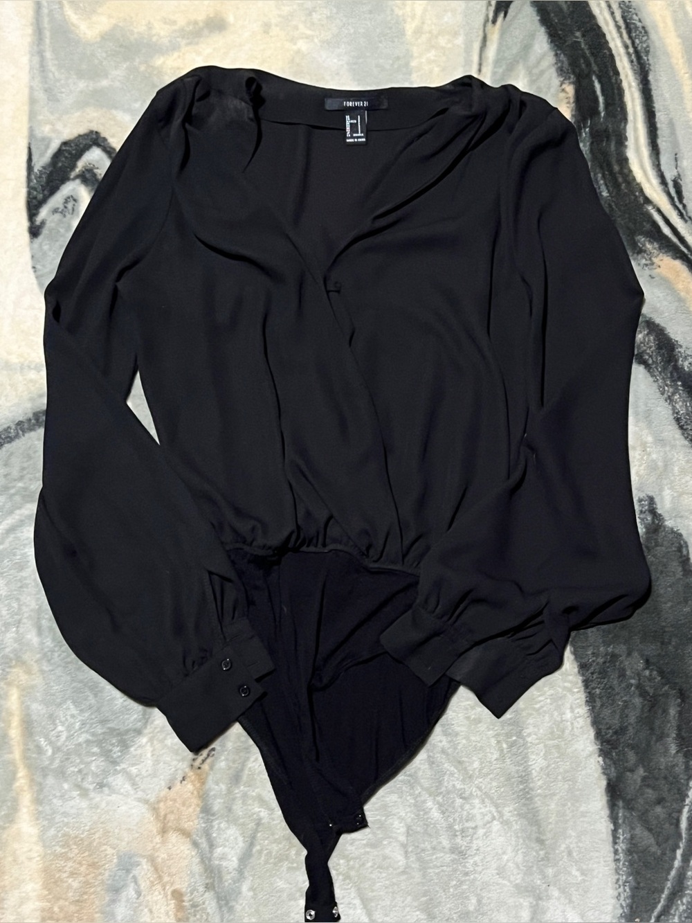 Forever 21 sheer bodysuit